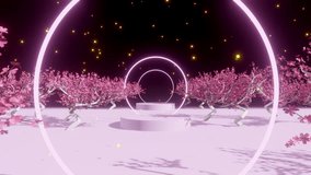 Cherry Blossom Sakura Tunnel Background Loop - Powered by Shutterstock - Get 15% off with code: PIKWIZARD15