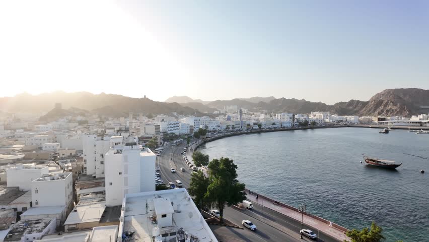 Nice view taken from Mutrah Fort in Muscat Oman