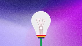 SLO MO red light bulb explosion. Creative light Bulb Explosion with colorful background. - Powered by Shutterstock - Get 15% off with code: PIKWIZARD15
