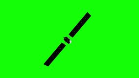 A 3d model of space satellite, futuristic sputnik model animation render floating and spinning, isolated on chroma key green screen background. 3D Illustration - Powered by Shutterstock - Get 15% off with code: PIKWIZARD15
