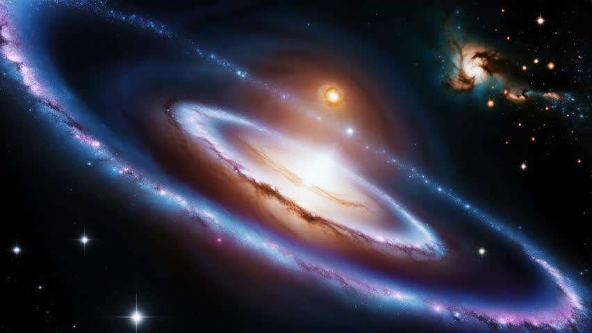 This image shows a stunning spiral galaxy in incredible detail.