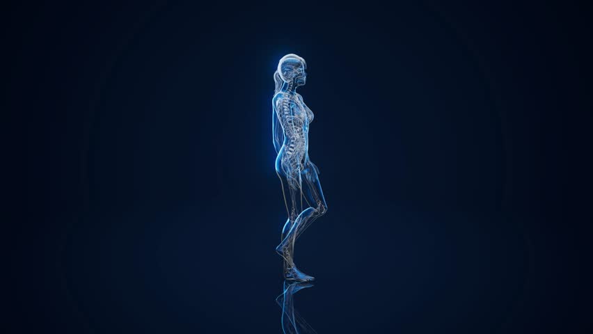 Conceptual animation of a woman with hearing loss