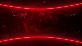 Technology security key animation rotating circle. Lock Icon Digital Global Technology Cyber security Concept. - Powered by Shutterstock - Get 15% off with code: PIKWIZARD15