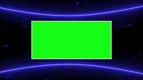 World breaking news Studio with green screen Background for stock market news report and breaking news on world live report. 3D map with Stock market Global earth map rotating Digital animation. - Powered by Shutterstock - Get 15% off with code: PIKWIZARD15