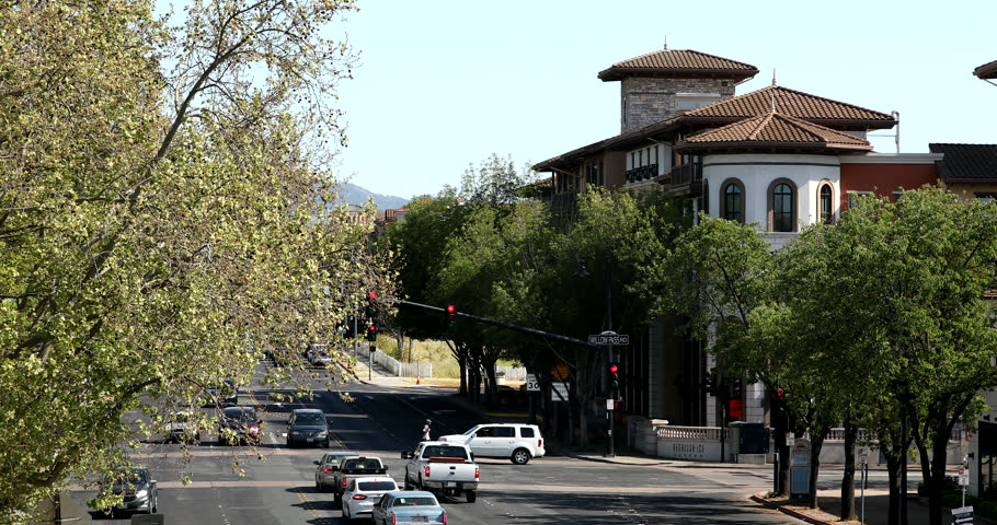 Afternoon view of the downtown skyline of Concord, California, USA, a city in Contra Costa County.