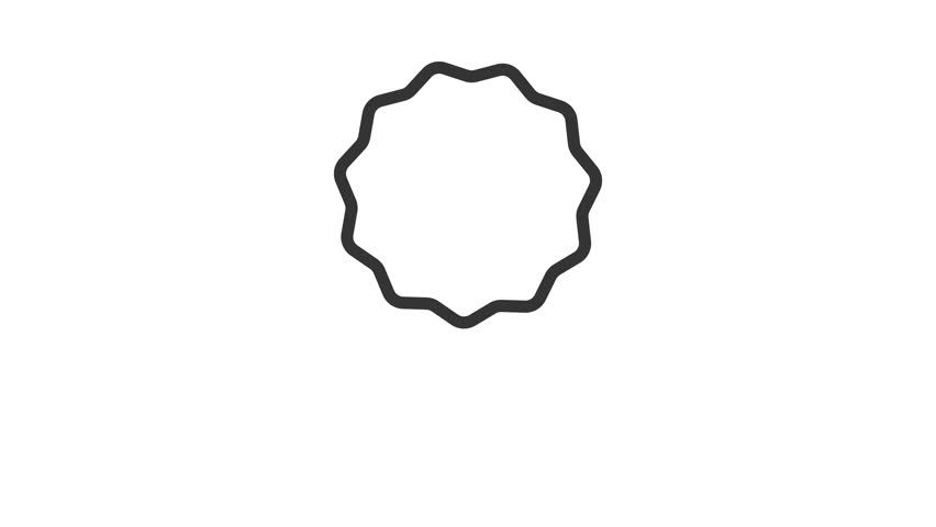 Animated Badge Certification Award Icon Design