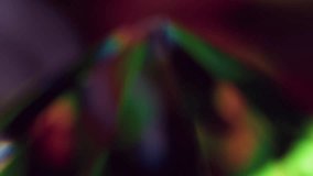 Bokeh diamond. Crystal refraction light. Color change rainbow effect. Displacement pointed faceted lens glass faces smooth reflection. Rhinestone refraction. - Powered by Shutterstock - Get 15% off with code: PIKWIZARD15