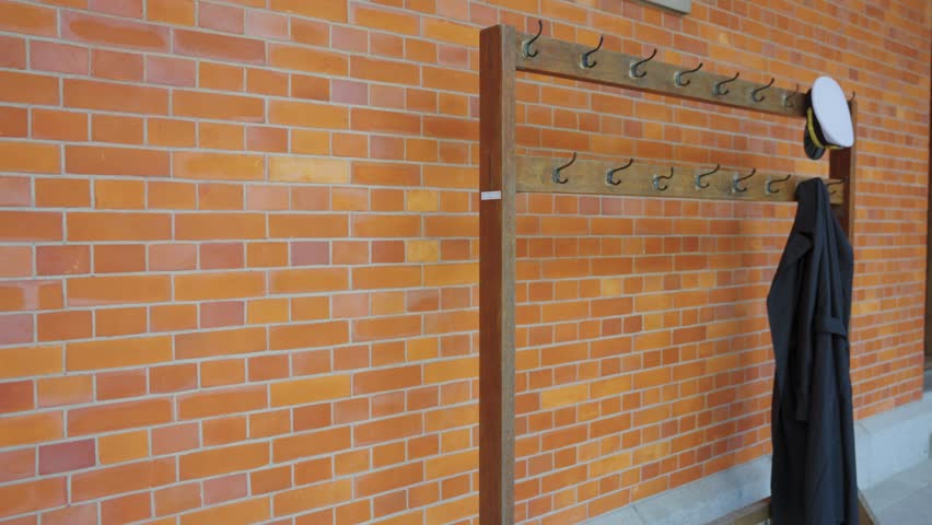 Naval Academy Officer Candidate School, Coat and Hat on Rack, Hiroshima Japan