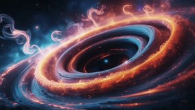 A mesmerizing cosmic vortex, where energy and matter swirl in an infinite dance. - Powered by Shutterstock - Get 15% off with code: PIKWIZARD15
