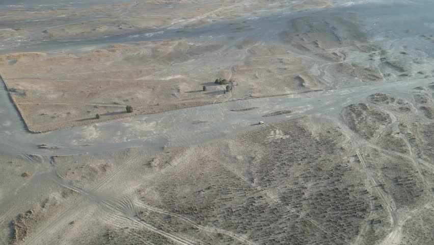 Aerial Drone View of the Crater of Mount Bromo in Indonesia- East Java. RAW - no filter.