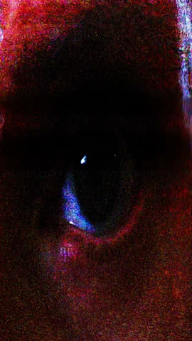 Glitching Eye Surveillance Distortion Loop
