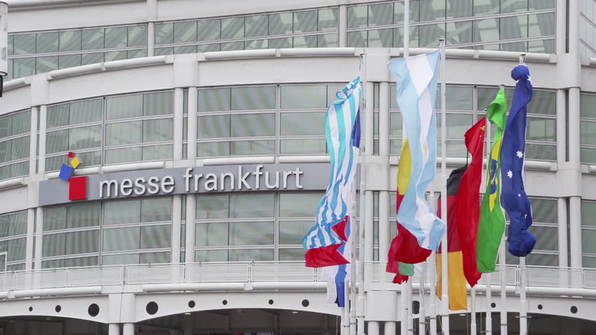 FRANKFURT, GERMANY - APRIL 12: Entrance to the Frankfurt Trade Fair Messe on