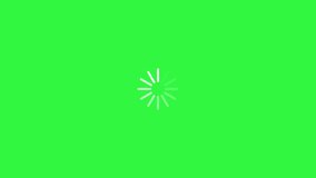 loading circle line animation on green screen background, footage loading icon suitable for download progress, load game data, buffering process, application interface - Powered by Shutterstock - Get 15% off with code: PIKWIZARD15