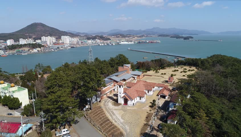 Sorokdo Cathedral in Sorokdo, Goheung-gun, Jeollanam-do