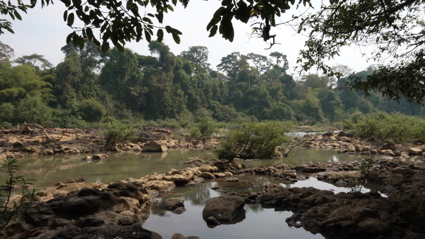 Dong Nai river Cat Tien National park South Vietnam UNESCO heritage site nature