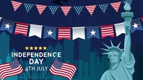 Amereica 4th July independence day background - Powered by Shutterstock - Get 15% off with code: PIKWIZARD15