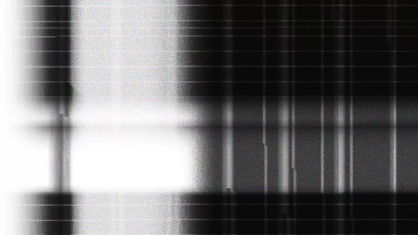Static noise flickering in crossed lightleak lines, scanning lines in cross pattern overlay effect
