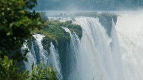 Iguazu waterfall as seen from Brazilian side. - Powered by Shutterstock - Get 15% off with code: PIKWIZARD15