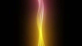Glowing neon line animation loop. Gradient light trails flow upward on a dark background. Abstract, seamless, and vibrant tech visual. 4K loop, 3D render - Powered by Shutterstock - Get 15% off with code: PIKWIZARD15