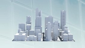 background architectural layout concept schematic city houses rotates loop 3d rendering - Powered by Shutterstock - Get 15% off with code: PIKWIZARD15