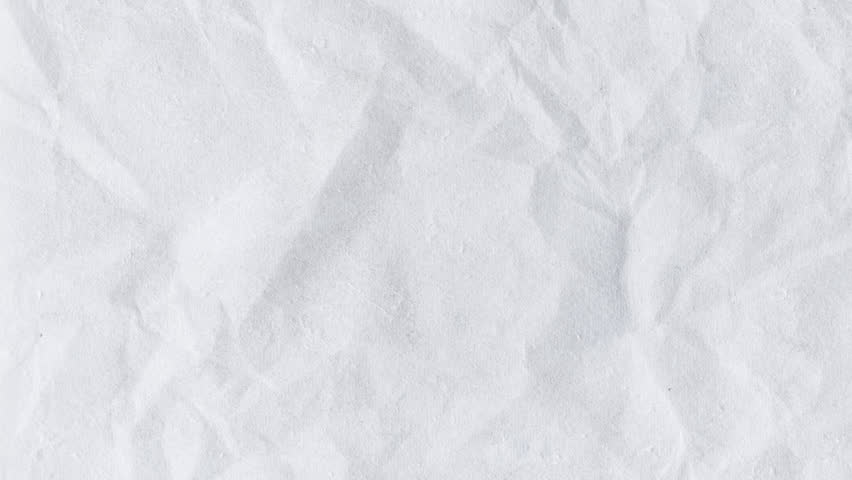 Animated paper texture, Grunge Paper Texture stop motion looping video, crumpled paper animated background texture.