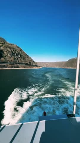 
Beautiful lake with blu skyline
