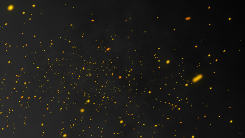 Flying Fire Embers Particles Background. Grunge Fire Particles Flying Background. Fire Sparks Particles Flying Background. 4K Ultra HD