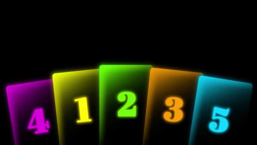 two card chosen between five card, card number countdown, chapter ,number two chose, chapter two green card