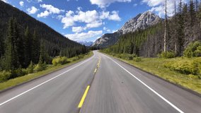 POV Driving on a Scenic Mountain Highway: A Summer Road Trip. BC, Canada. - Powered by Shutterstock - Get 15% off with code: PIKWIZARD15
