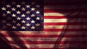 American flag in grunge style. American flag animation on black background. Stylized American flag. Animation 4k. 3D Illustration - Powered by Shutterstock - Get 15% off with code: PIKWIZARD15