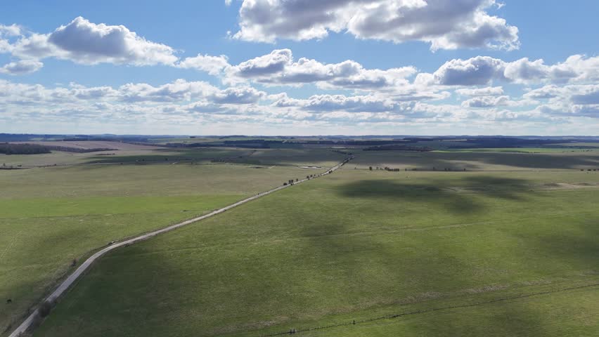 Salisbury plain near Stonehenge UK drone,aerial
