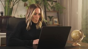 Woman Having A Video Call On Laptop - Work From Home. - closeup shot - Powered by Shutterstock - Get 15% off with code: PIKWIZARD15