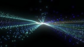 Abstract Particle Flow Animation with Glowing Light Effects in 4K Motion at 60fps - Powered by Shutterstock - Get 15% off with code: PIKWIZARD15