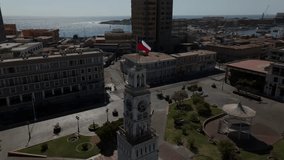 Iquique playa brava chile tarapaca cavancha day beach city plaza de armas chilean flag 360 - Powered by Shutterstock - Get 15% off with code: PIKWIZARD15