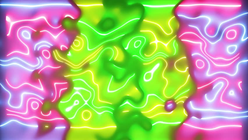 holographic foil, liquid petrol surface, ripples, metallicAbstract loop of fractal turbulence. Neon colors. Glitch art.texture, neon colour, paint, liquid,wave, background.. 4k psychedelic hypnotic
