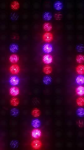 Vertical lines on a tricoloured wall of light