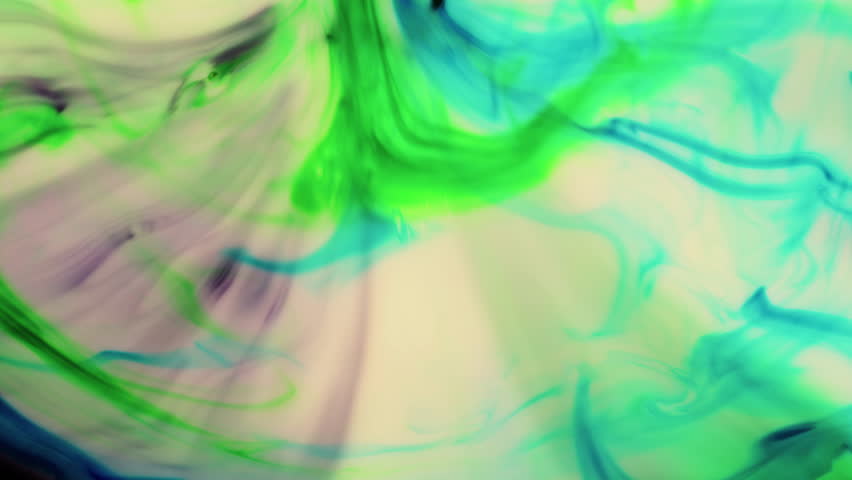 Abstract Art Ink Paint Spread Blast Explode Background. Colorful Psychedelic Morphing Food Ink Transition and Swirling in Liquid Motion. Soft Vibrant Chemical Reaction. Unique Patterns and Surr