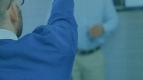 In school, animation of 6G technology concept overlaying people in meeting. communication, innovation, networking, digital, futuristic, conference - Powered by Shutterstock - Get 15% off with code: PIKWIZARD15