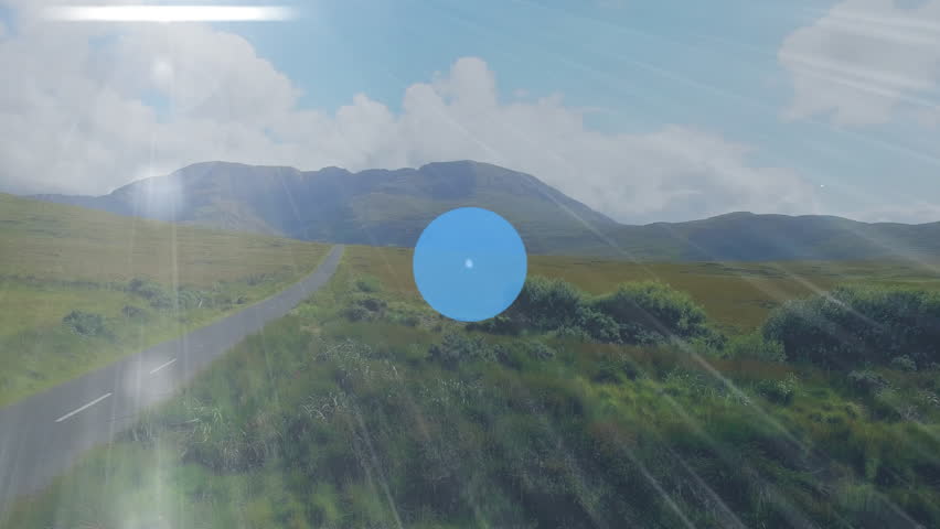 Animation of digital network with music and phone icons over mountain landscape. Technology, connectivity, landscapes, communication, virtual, mobile - Powered by Shutterstock - Get 15% off with code: PIKWIZARD15