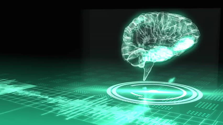 Animation of digital brain with mathematical formulas on green futuristic interface. Technology, artificial intelligence, cybersecurity, mathematics, innovation, digital transformation - Powered by Shutterstock - Get 15% off with code: PIKWIZARD15