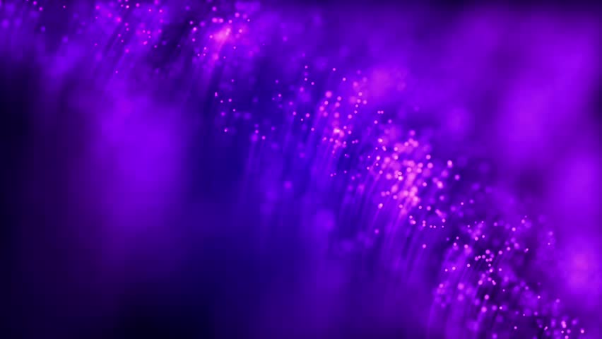 Purple particle trailing line sways, the light spot appears and disappears, and it is dreamy and beautiful. Used for title elements, logo display, video opening, and award ceremony stage.