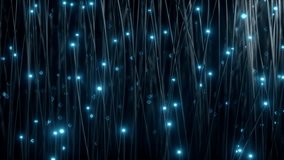 4K blue technology trailing particle light, energy particle line, high-tech data transmission, abstract background of light 3D rendering, glowing data line spiral curve, blue, particle stripes flow. - Powered by Shutterstock - Get 15% off with code: PIKWIZARD15