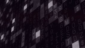 Clock animation over digital data and graphs with numbers and letters. Technology, innovation, analytics, finance, business, futuristic - Powered by Shutterstock - Get 15% off with code: PIKWIZARD15