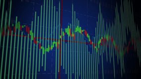 Animating stock market data with fluctuating graphs and social media icons visible. Finance, analytics, digital, investment, trends, volatility - Powered by Shutterstock - Get 15% off with code: PIKWIZARD15