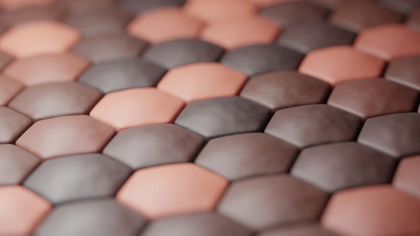 Advanced laser skin treatment animation illustrating skin rejuvenation and tightening. Hexagonal skin cells symbolize deep repair, hydration, and enhanced collagen production for a youthful glow.