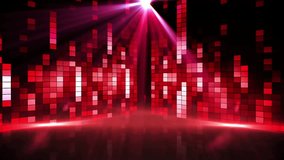 Glowing neon SHARE text with red digital squares and light beams animation. futuristic, technology, vibrant, abstract, illuminated - Powered by Shutterstock - Get 15% off with code: PIKWIZARD15