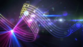 Animation of colorful neon Click Here text with abstract light patterns. bright, digital, glowing, vibrant, typography - Powered by Shutterstock - Get 15% off with code: PIKWIZARD15