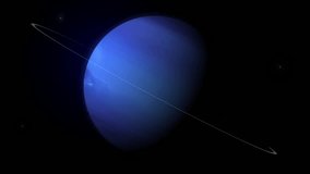 Neptune With Rings 
Eighth and farthest known planet from the Sun and the densest giant planet. - Powered by Shutterstock - Get 15% off with code: PIKWIZARD15
