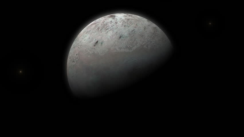 Triton Moon 
Largest natural satellite of the planet Neptune. One of the most geologically active worlds in the Solar System.