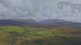 Social media icons and network connections animation over scenic landscape. Technology, connectivity, communication, digital, internet, innovation - Powered by Shutterstock - Get 15% off with code: PIKWIZARD15